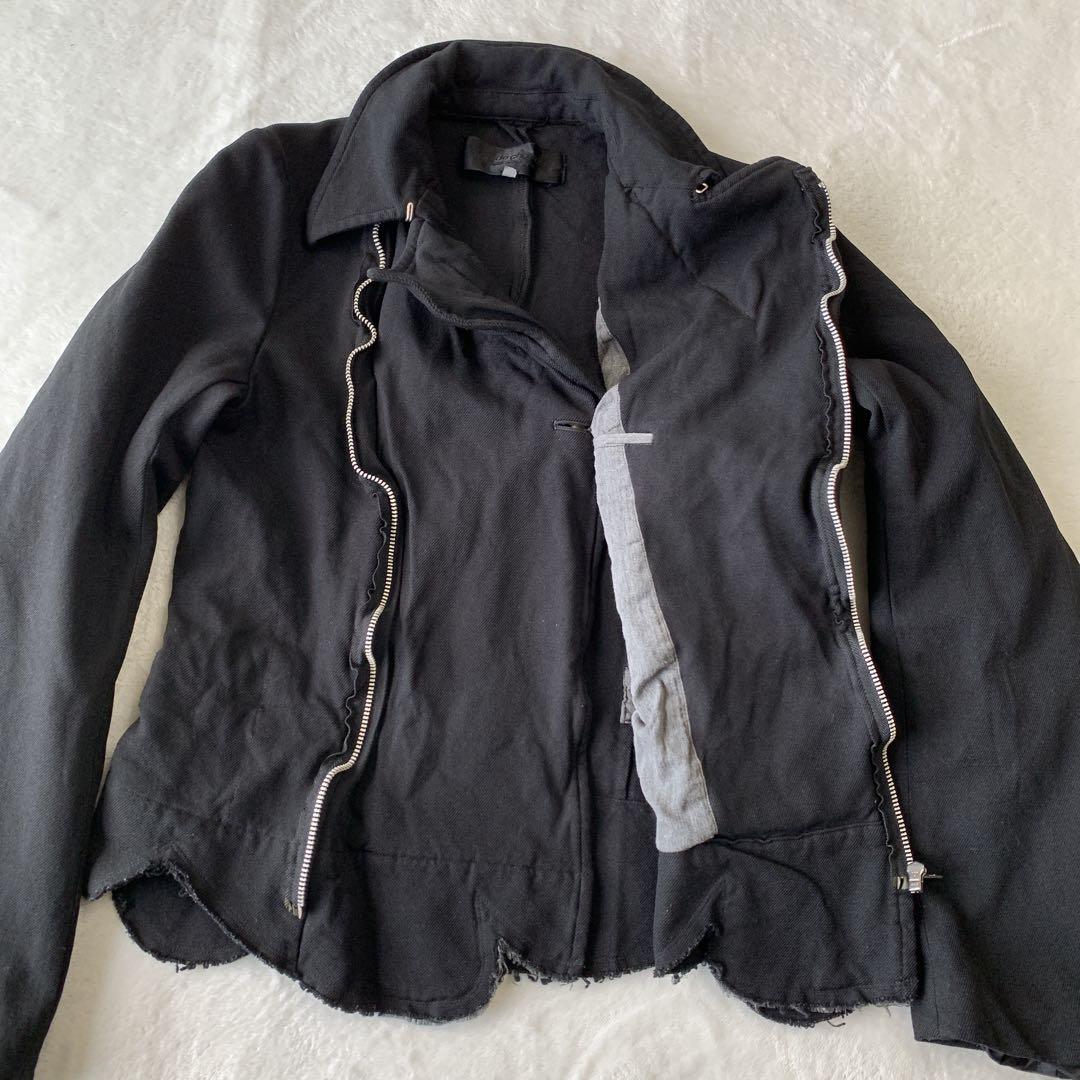 希少 COMME des GARCONS 縮絨 ライダース ジャケット y2k