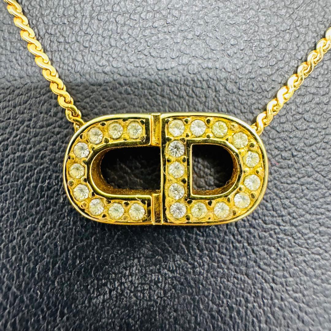 ✨Dior✨ディオール✨CD✨CDロゴ✨ラインストーン✨ネックレス✨