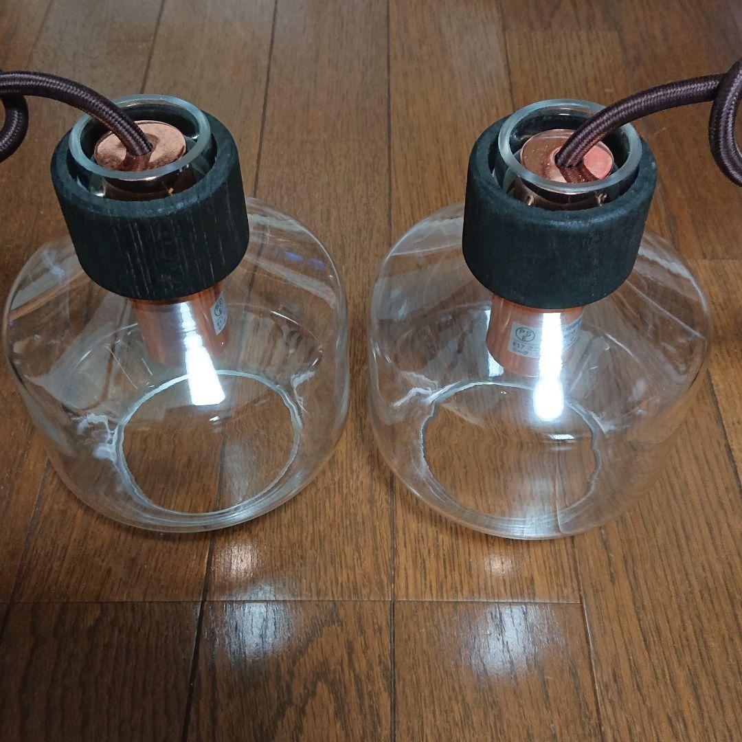 アンティークデンマーク照明　美品　フランゼン　ガラスシェードペンダント照明