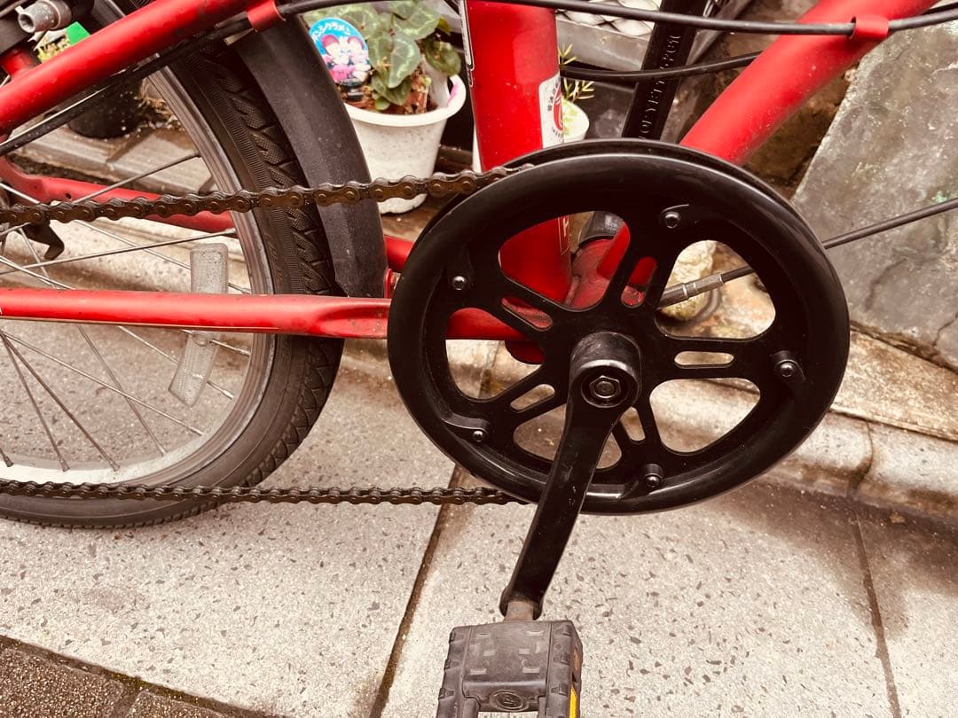 DAHON SUV D6 折りたたみ自転車 レッド ミニベロ