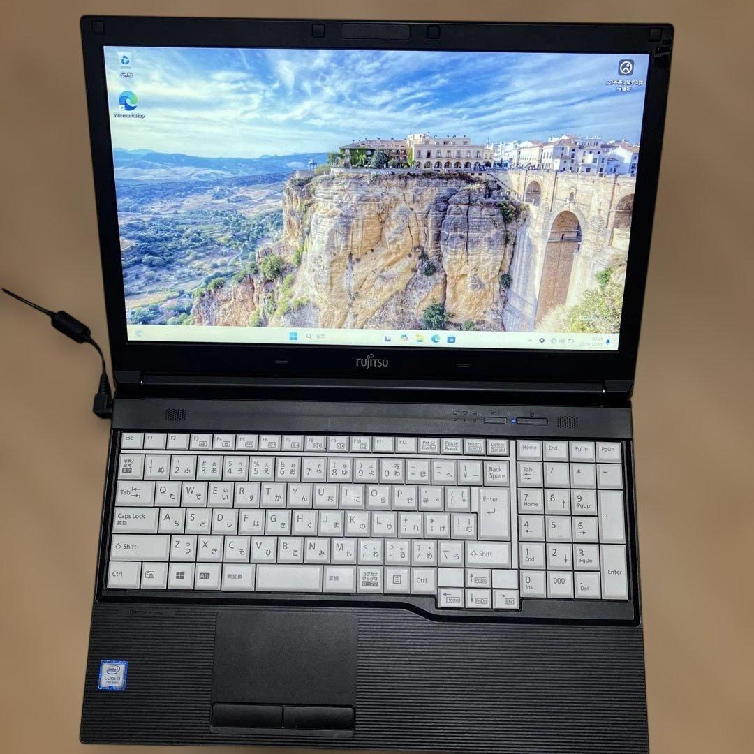 [値下げ]LIFEBOOK ノートPC SSD新品　メモリ12GB