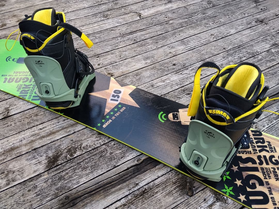 スノーボード3点セット SIGNAL PARK 150 ビンディング ブーツ25