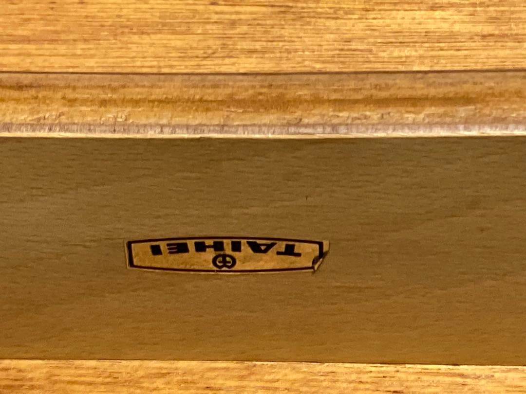 希少 太平 正方形 ナチュラルダイニングテーブル ビンテージ レトロ 昭和 飛騨