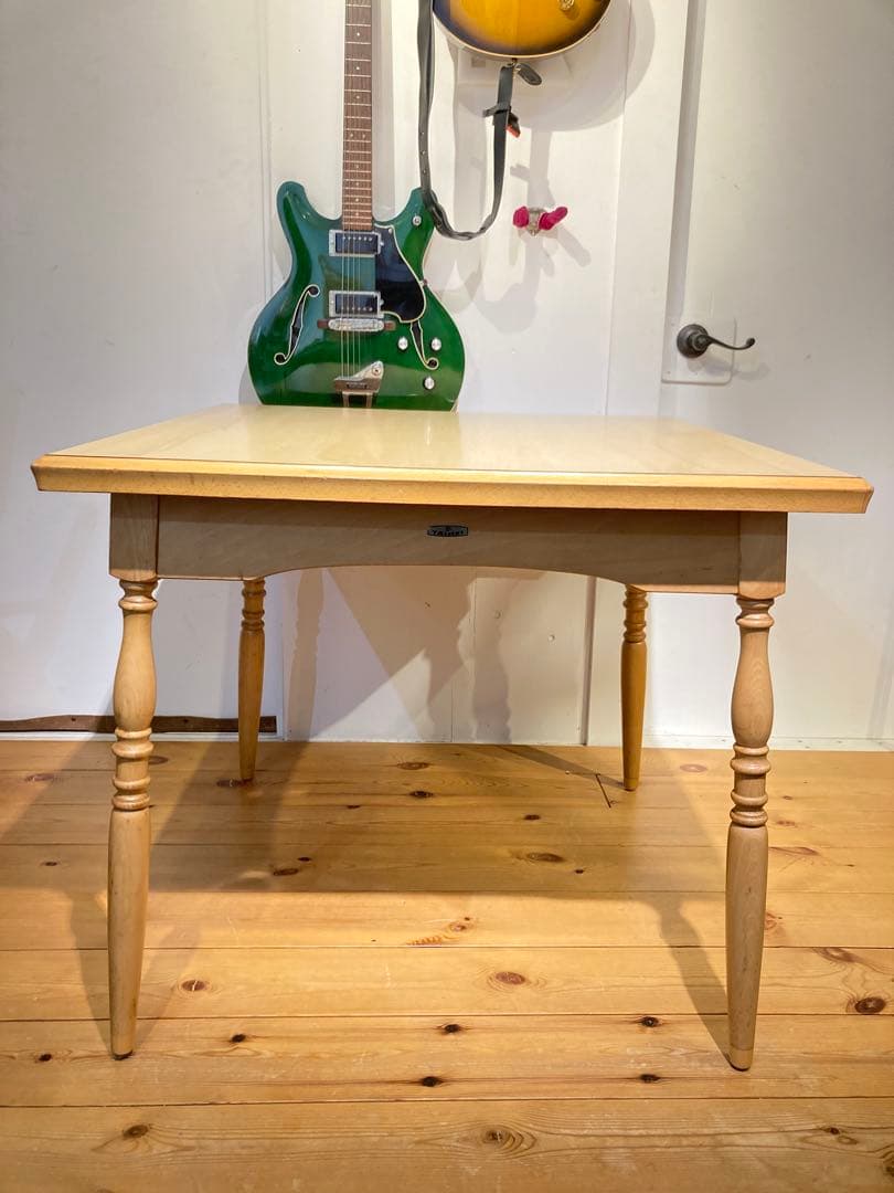 希少 太平 正方形 ナチュラルダイニングテーブル ビンテージ レトロ 昭和 飛騨