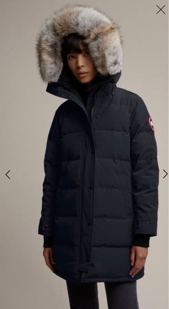 カナダグース　ロングダウン　ネイビー