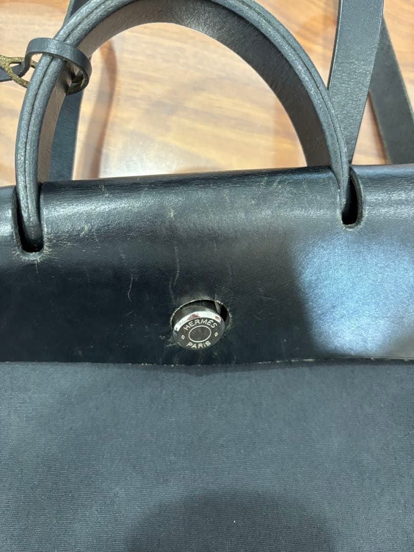 HERMES エールバッグ 黒