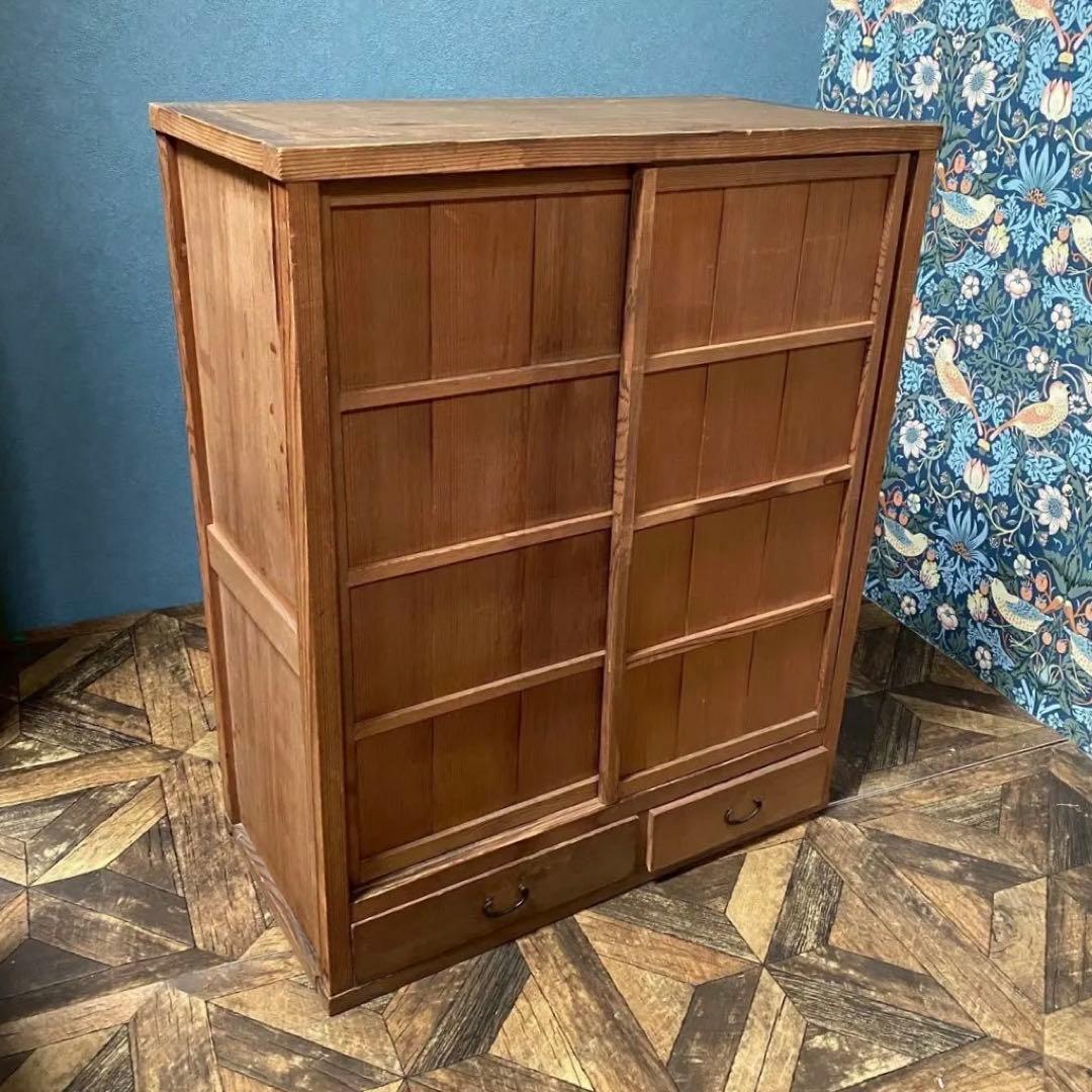 茶箪笥 和 インテリア 茶道具 昭和レトロ 当時物 棚