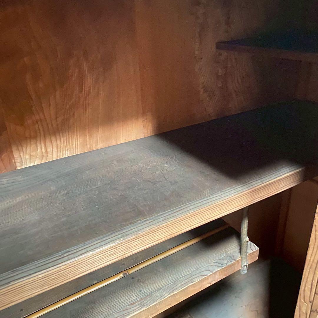 茶箪笥 和 インテリア 茶道具 昭和レトロ 当時物 棚