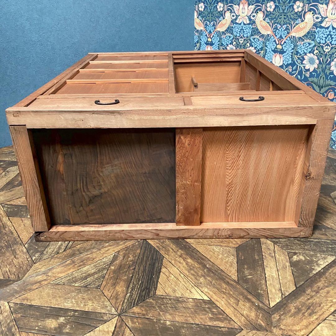 茶箪笥 和 インテリア 茶道具 昭和レトロ 当時物 棚