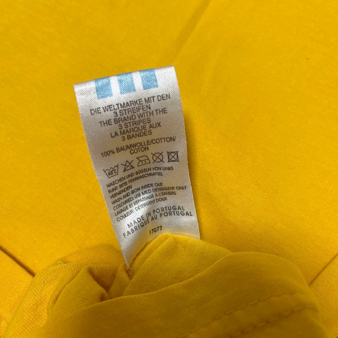 アディダス リンガーネックＴシャツ 松村北斗着用 ロンT 長袖 80s 銀タグM