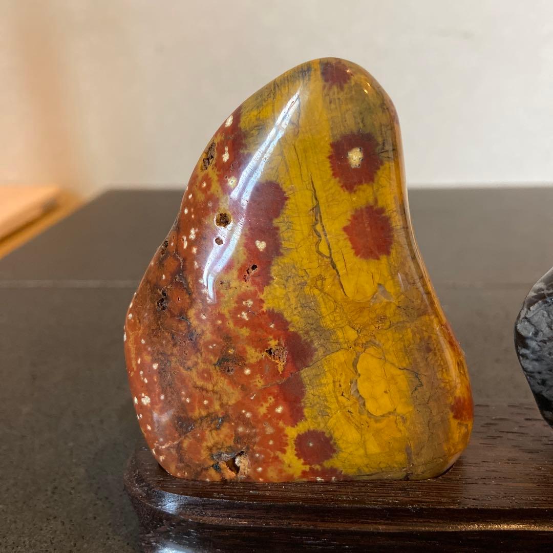 歳末フェア価格　根尾谷の美石　★鑑賞石　菊花石　桜石　孔雀石