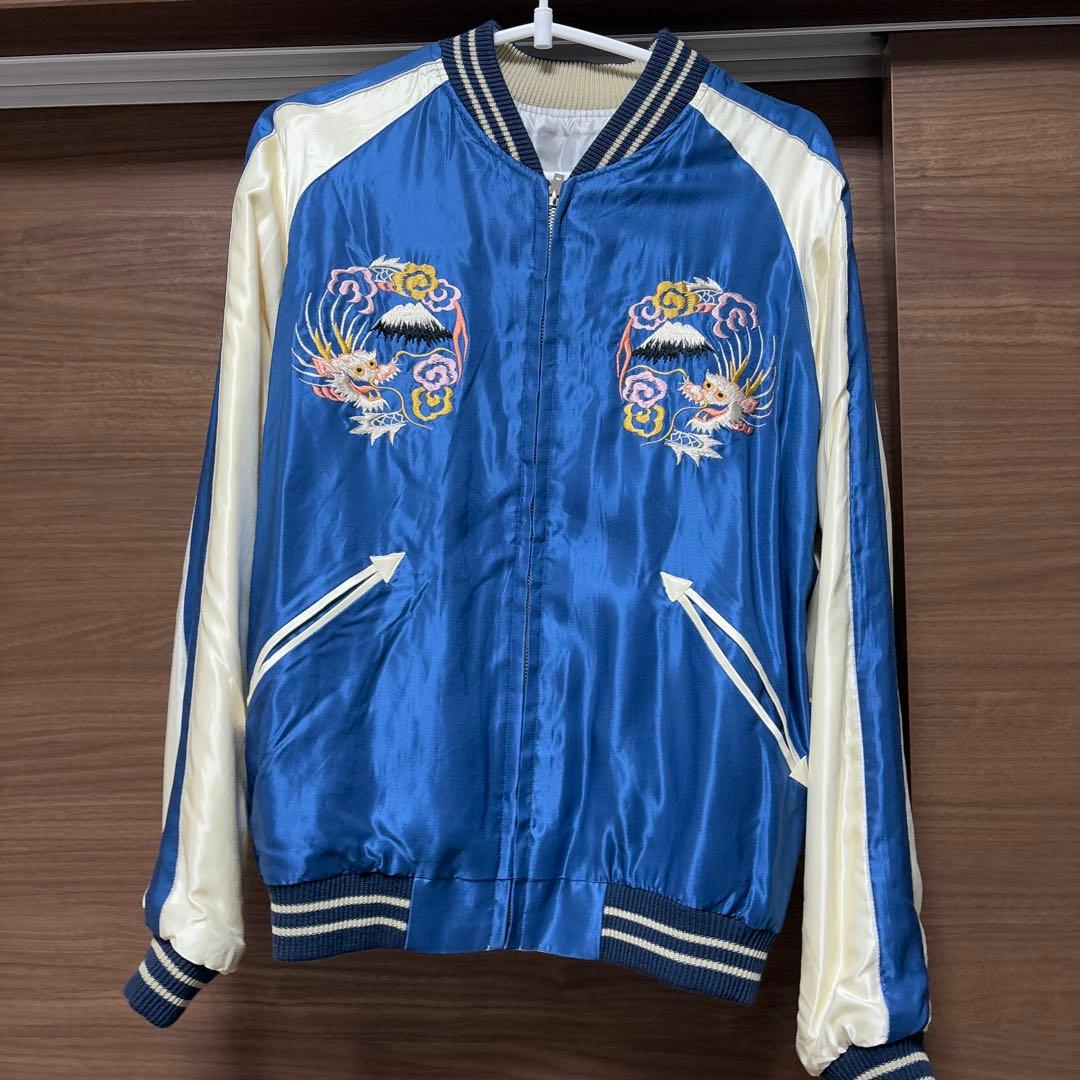 TAILOR 東洋　TT15390 190SLV スカジャン 鷲　龍　JAPAN