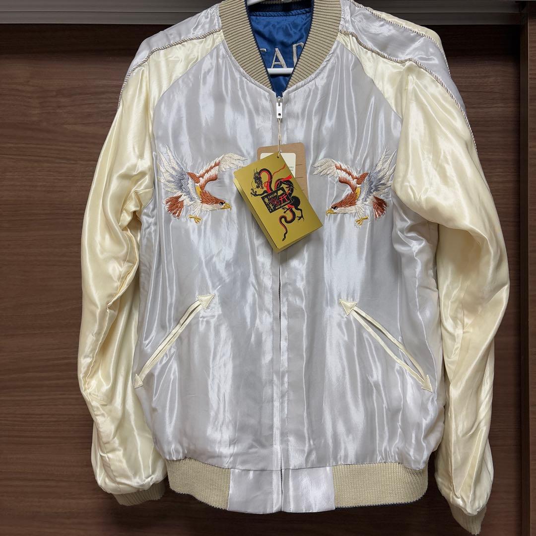 TAILOR 東洋　TT15390 190SLV スカジャン 鷲　龍　JAPAN