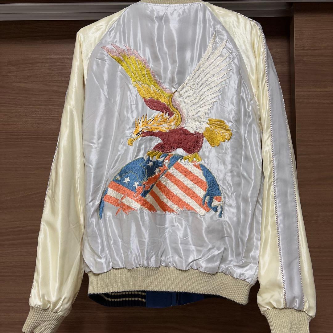 TAILOR 東洋　TT15390 190SLV スカジャン 鷲　龍　JAPAN