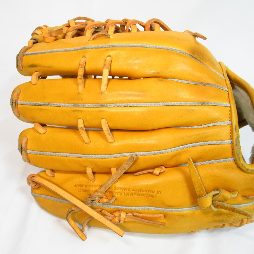 ザナックス トラストプロ 硬式用グラブ 外野手用 グローブ イエロー