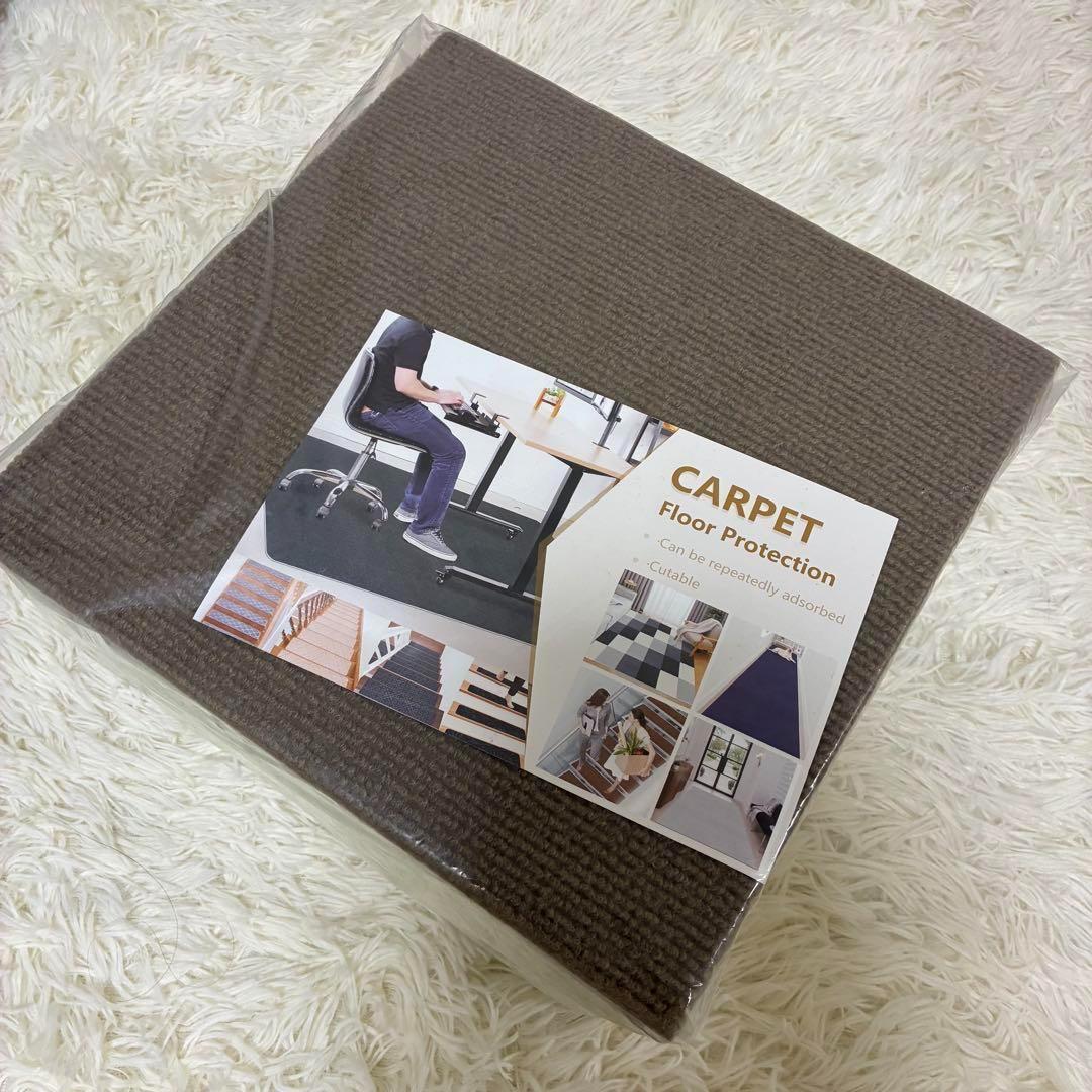 【90枚】新品 タイルカーペット ジョイントマット 防音 洗える タイルマット