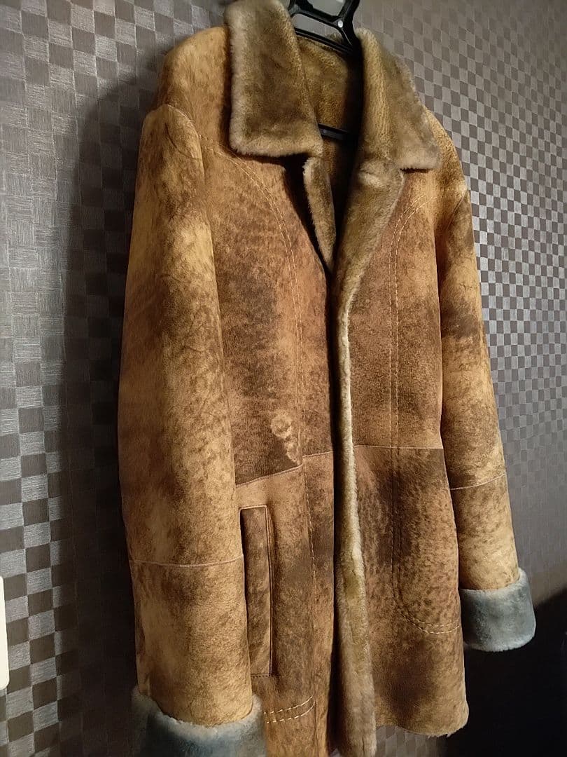 ニチワ社製（WIND ARMOR）ラムレザームートンジャケット 3L