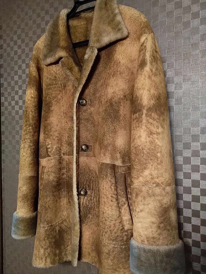 ニチワ社製（WIND ARMOR）ラムレザームートンジャケット 3L