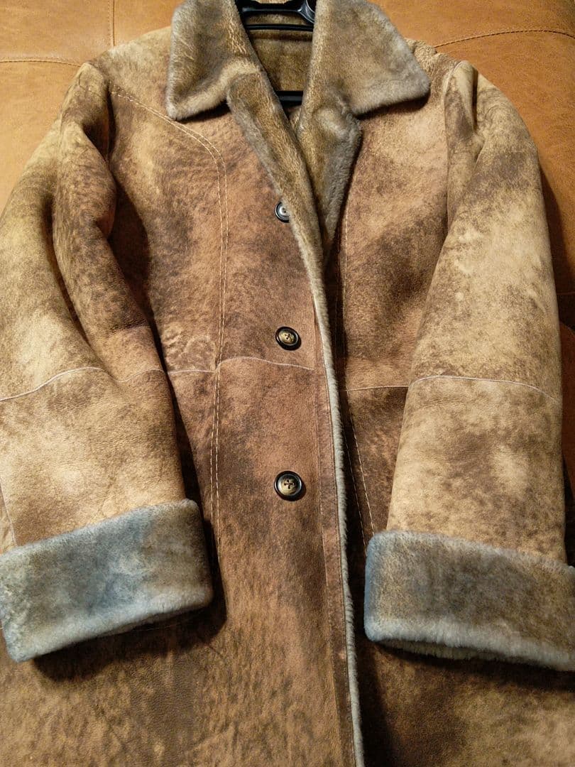 ニチワ社製（WIND ARMOR）ラムレザームートンジャケット 3L