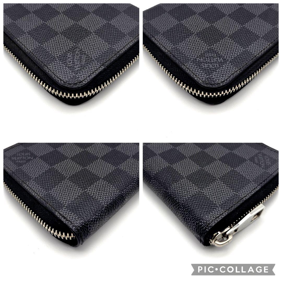 Hide様　ジッピーウォレット　長財布　ヴェルティカル　ダミエグラフィット