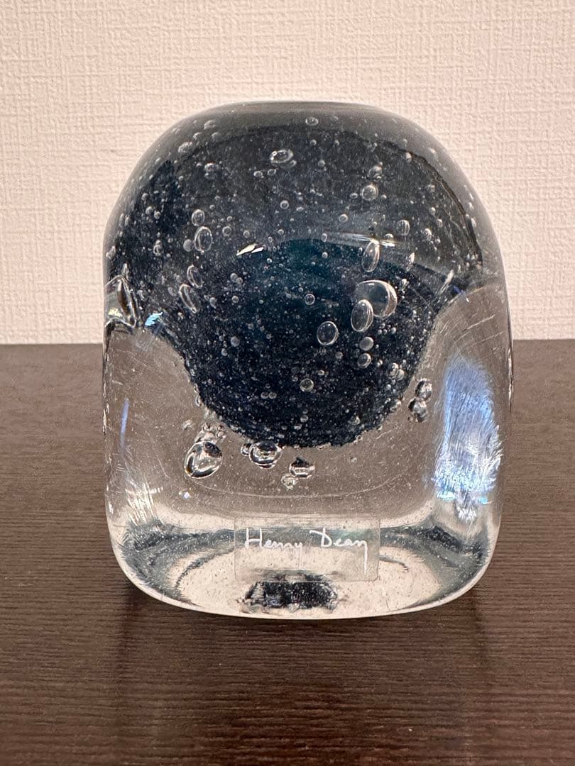 ⭐️ 希少Henry Deanヘンリーディーン ヴィンテージ キューブガラス 花瓶