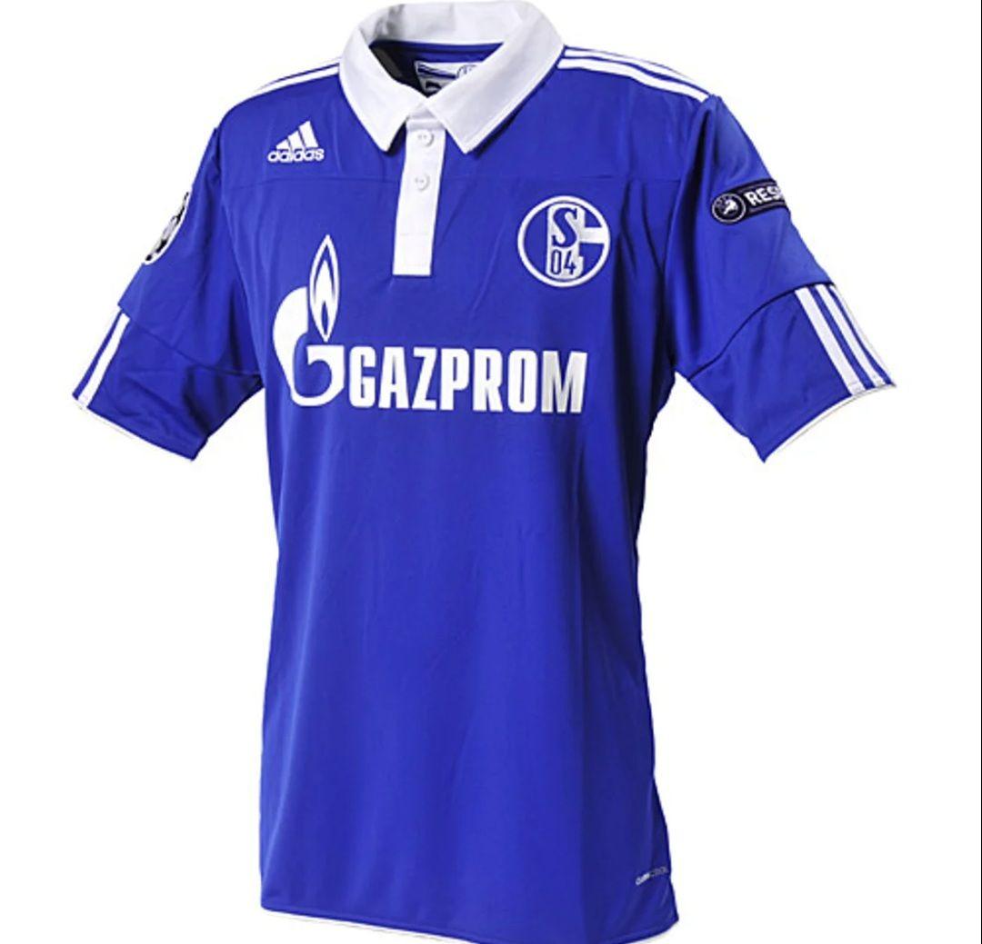 シャルケadidas　襟付きユニ　レア　10/11　背面無し　内田篤人　吉田麻也