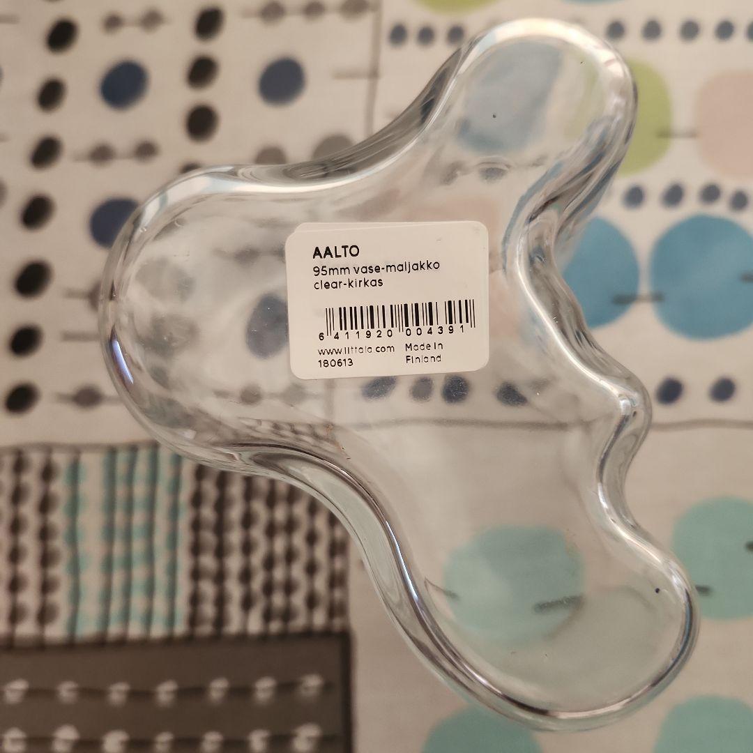 美品イッタラ アアルトベース クリア9.5㎝