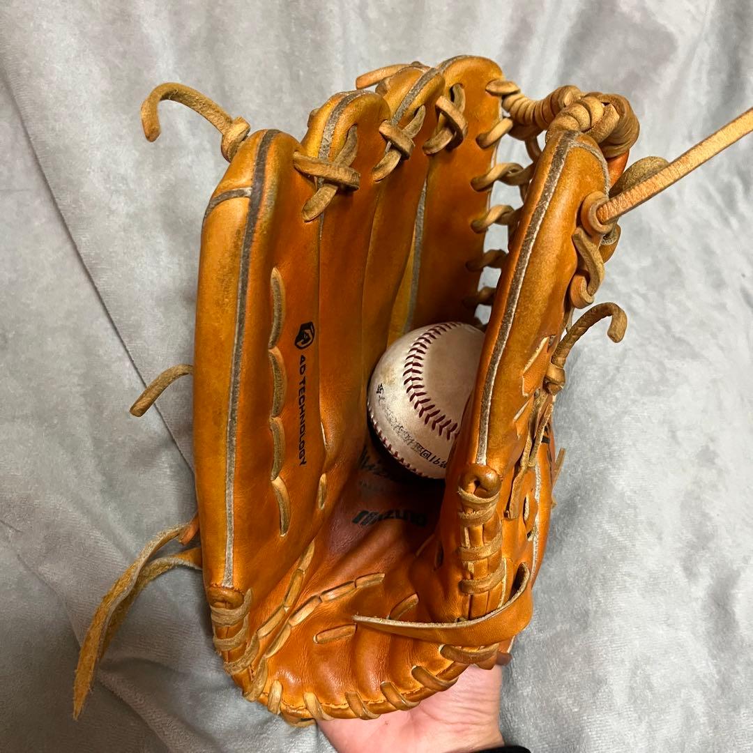 ミズノプロ　一般軟式外野手用グローブ コユニ　左投げ　左利き　右手用