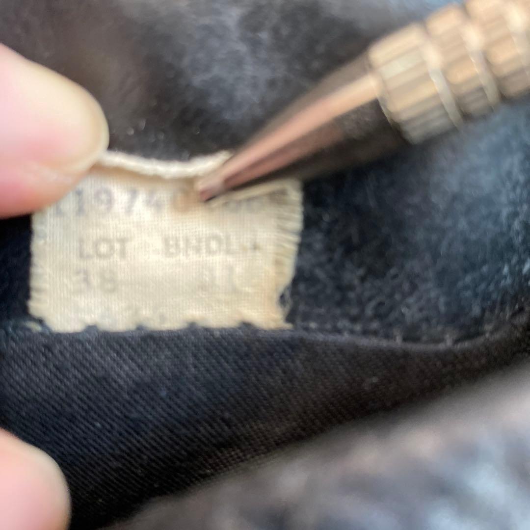 Schott ブラックレザーシングルライダースジャケット　USA製 38