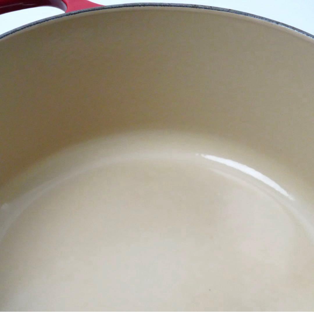 LE CREUSET　シグニチャーココット ロンド チェリーレッド　24cm②