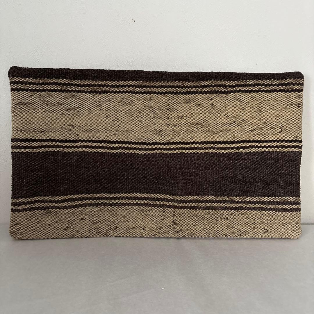 クッションカバー ストライプ キリム