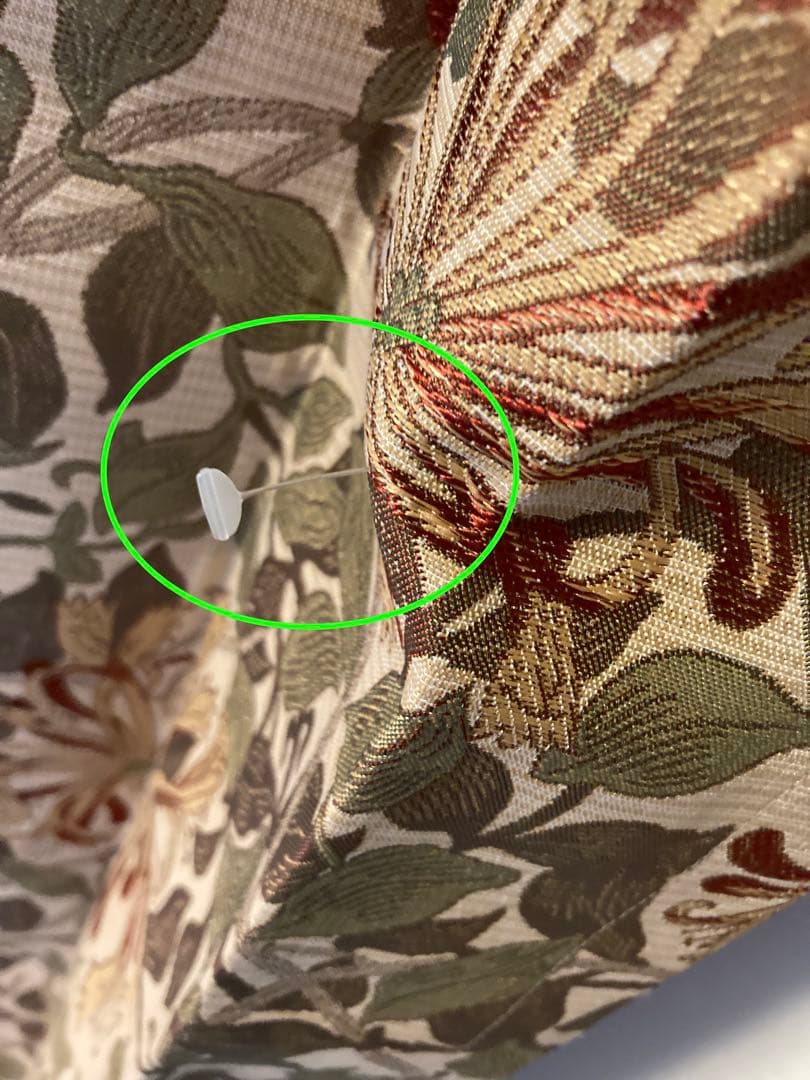 ウィリアムモリス　川島セルコン　ジャガード生地 カーテン　ハニーサクル