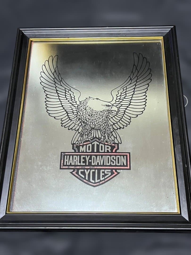 ハーレーダビッドソン イーグルデザイン グラスプレート