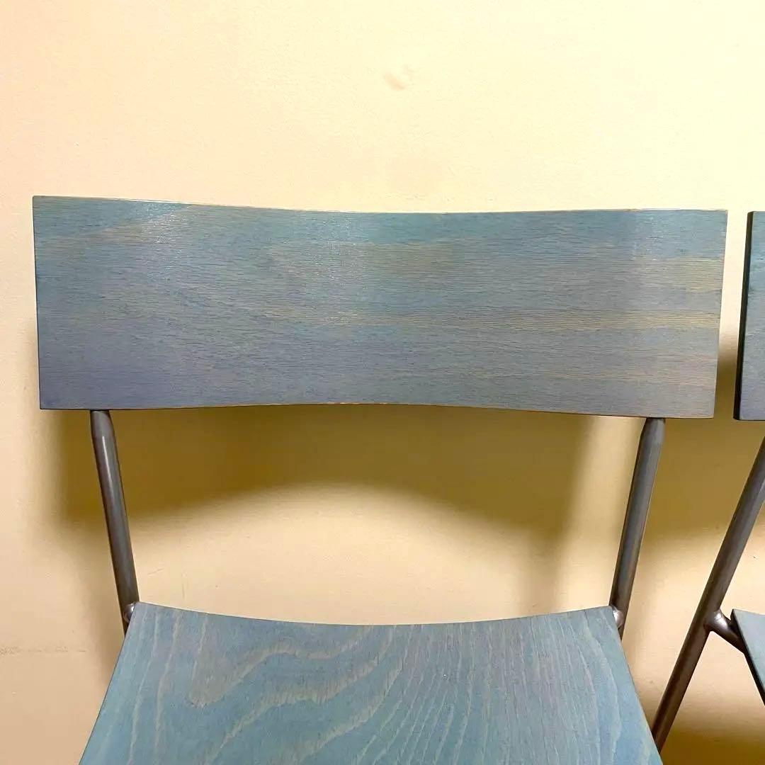 ラムホルツ ミントブルーキャンパスチェア 2脚セット