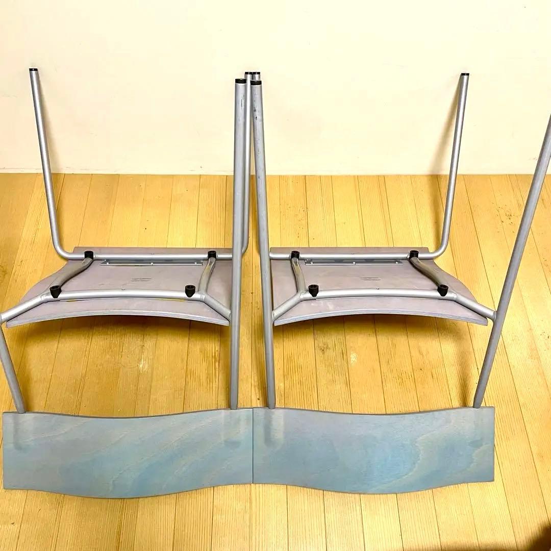 ラムホルツ ミントブルーキャンパスチェア 2脚セット