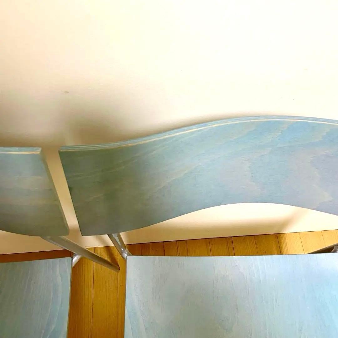 ラムホルツ ミントブルーキャンパスチェア 2脚セット