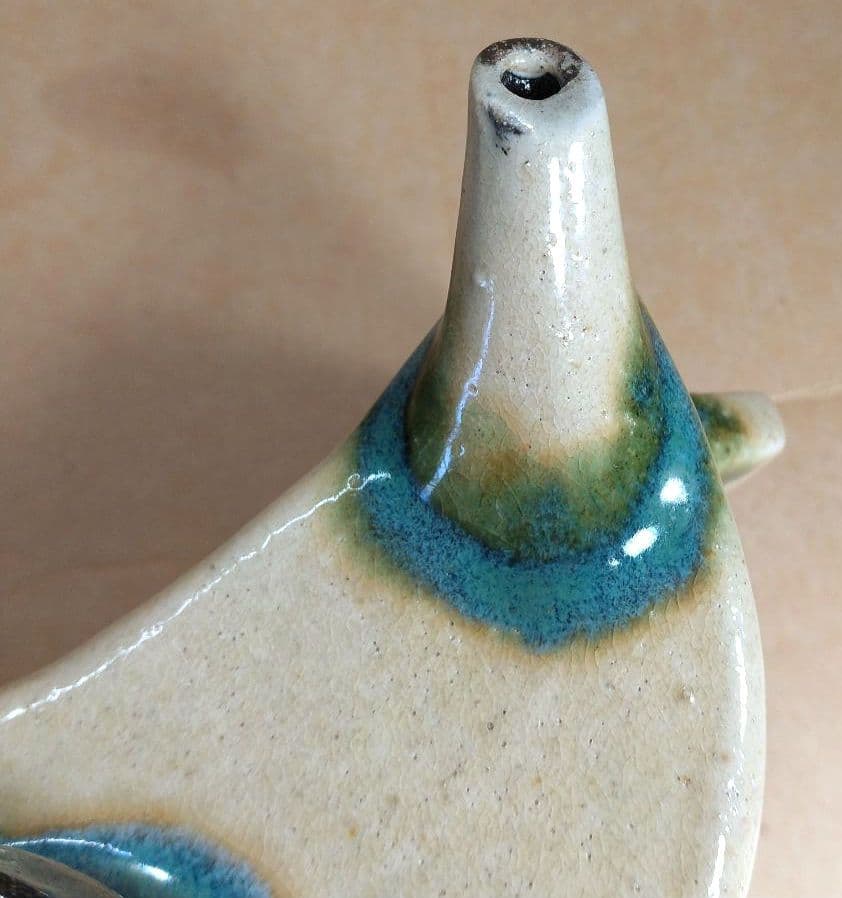 最高のアガリ【本物保証】金城次郎 壷屋焼 抱瓶 共箱 栞 人間国宝 壺屋やちむん