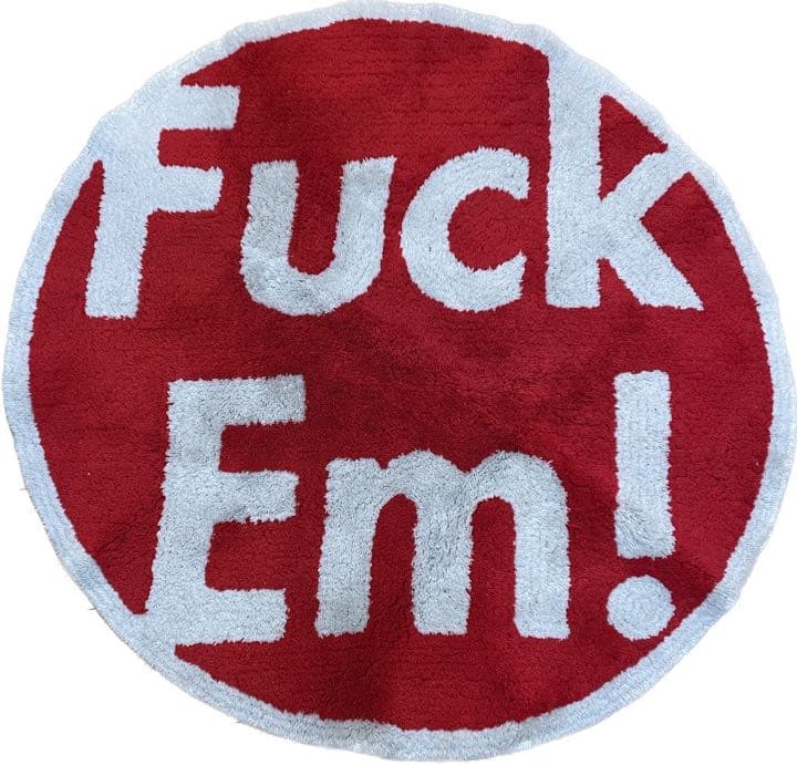 最終値下げ　supreme gallery1950 ラグマット fuck em