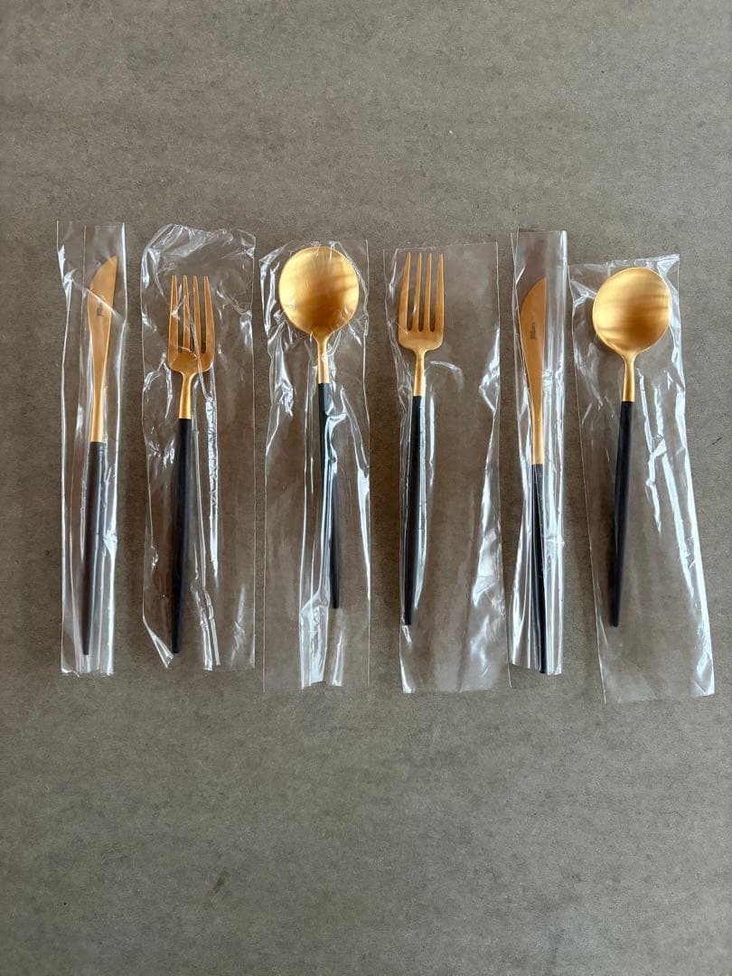 クチポール cutipol GOA ゴア デザート ブラック ゴールド6本セット