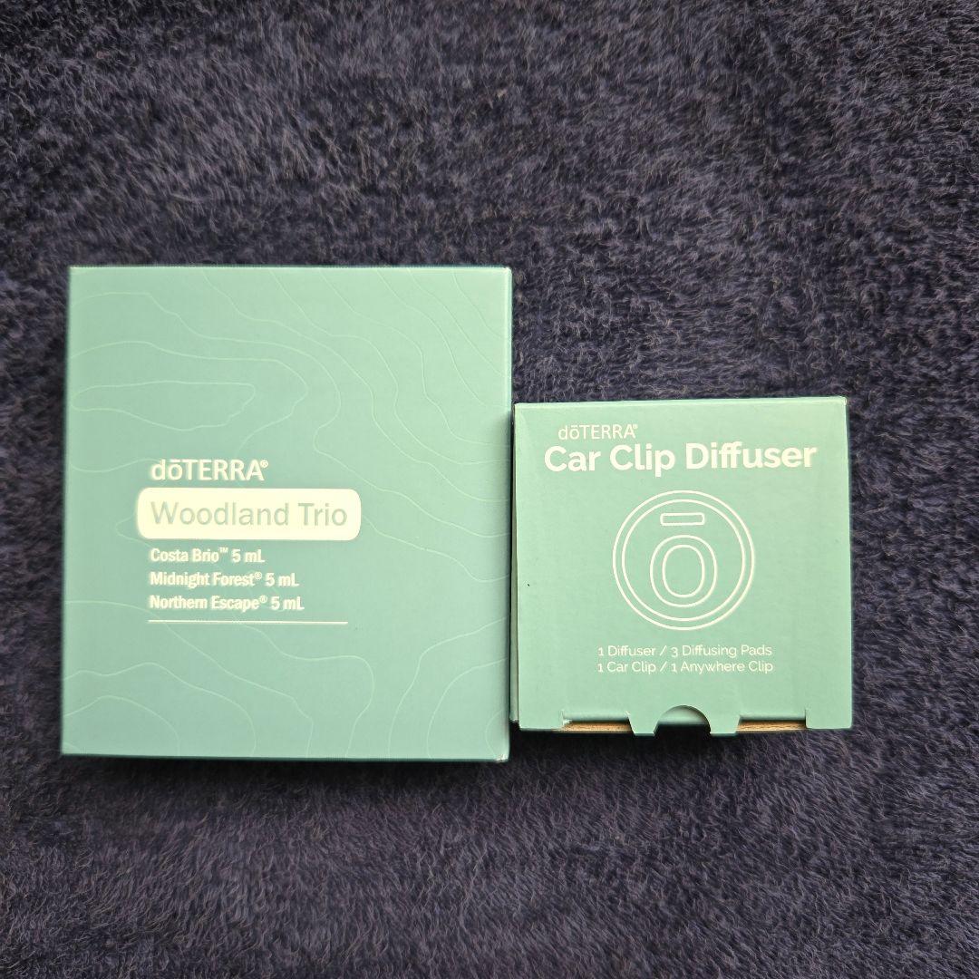 doTERRA ドテラ　ウッドランドトリオ&カーディフューザー