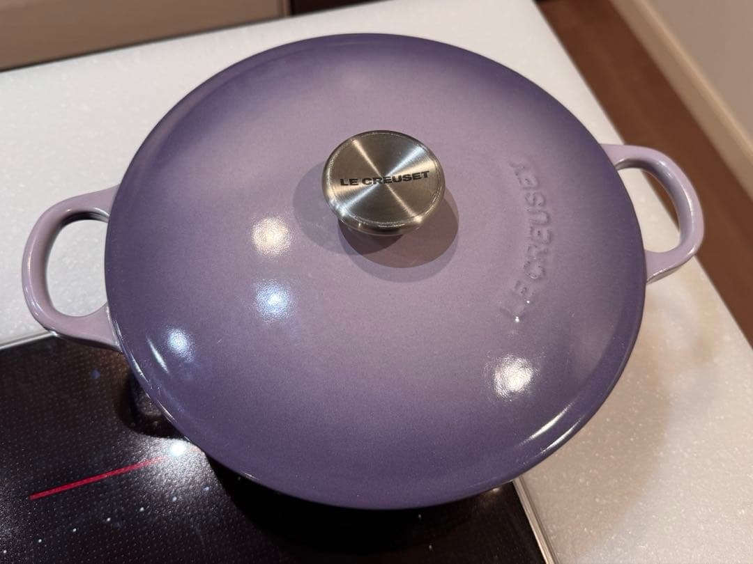 ルクルーゼ ジャポン マルミット 22cm ブリオッシュ限定色/パープル