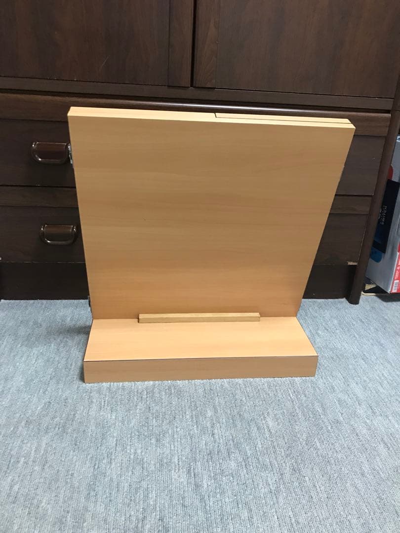 三面鏡　卓上　折りたたみ式　木製