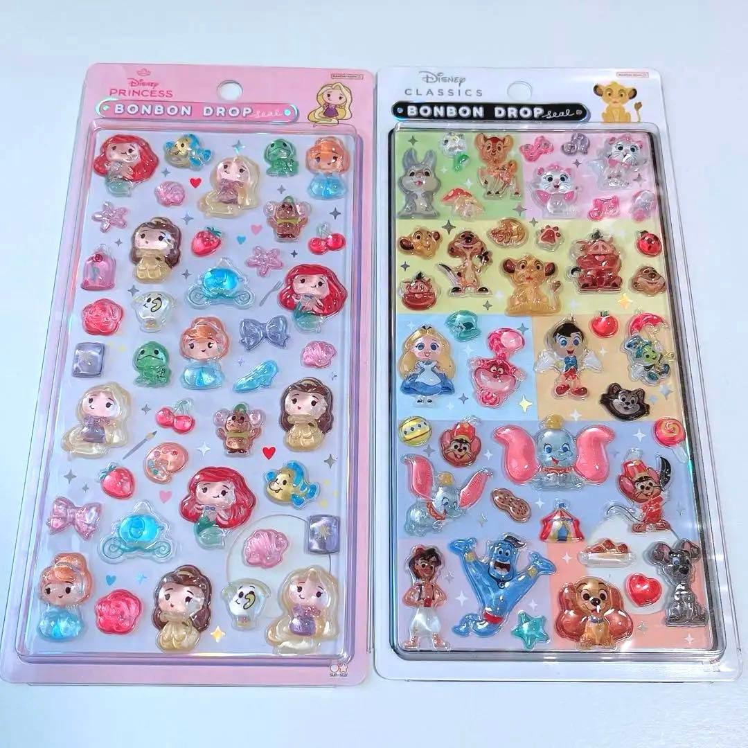 ボンボンドロップシール ディズニープリンセス クラシック