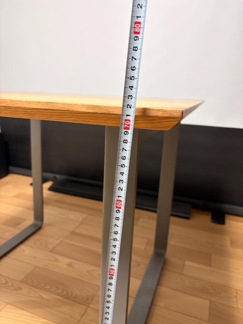 K◆大塚家具 無垢材 ダイニングテーブル 木製 テーブル 食卓 デスク アイアン