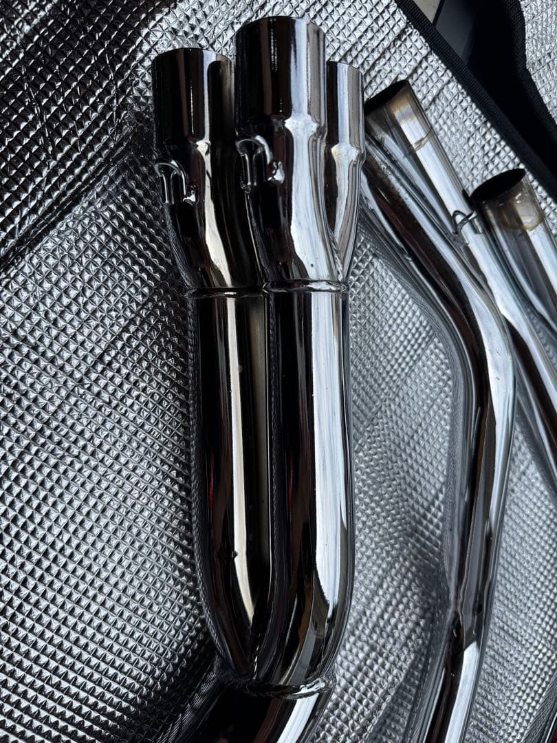 ゼファー400/x用 Pretty Racing ガニ股ブレット　4-2-1