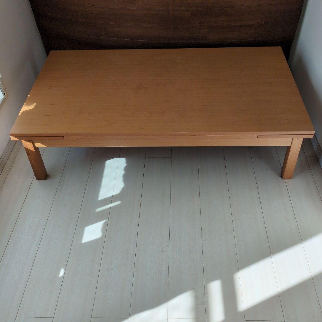 折りたたみ木製テーブル ナチュラルウッド