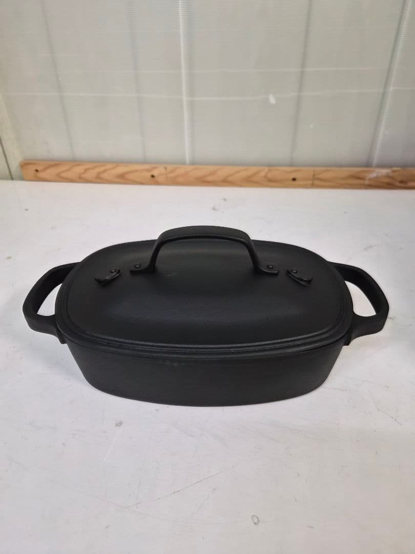 【美品】OIGEN 南部鉄器 クックトップ 両手鍋 及源鋳造 鉄鍋 IH対応