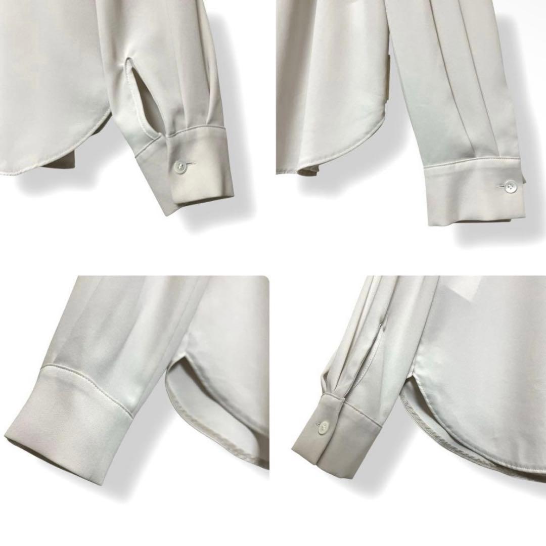 【人気完売品】セオリーリュクス ボウタイ ブラウス HEAVY PEARL 38