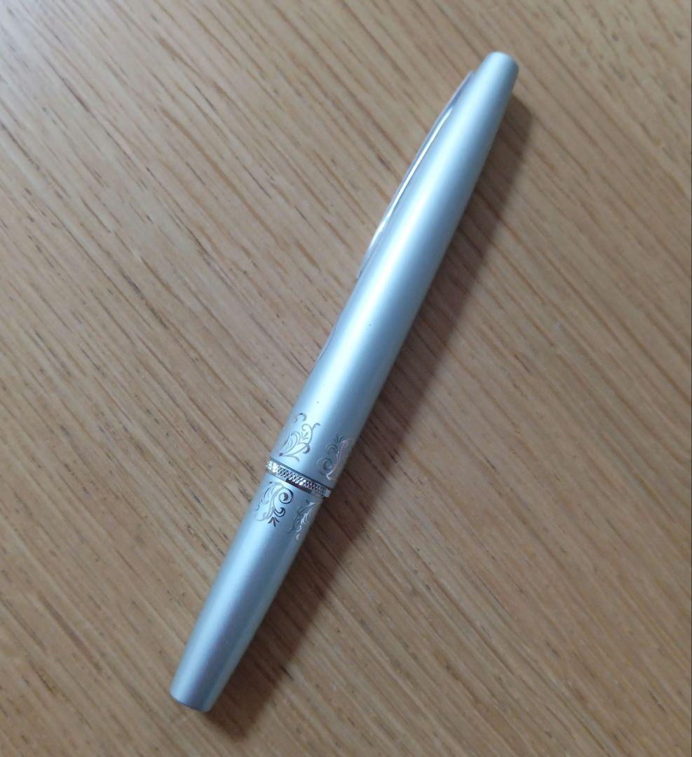 パイロット　万年筆　ショート万年筆　14K ライトブルー✕ホワイト軸