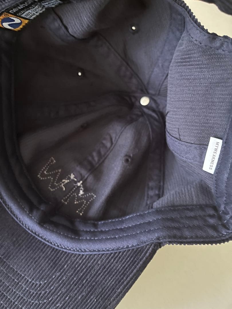 myweakness キャップ　コーデュロイ　マイウィークネス